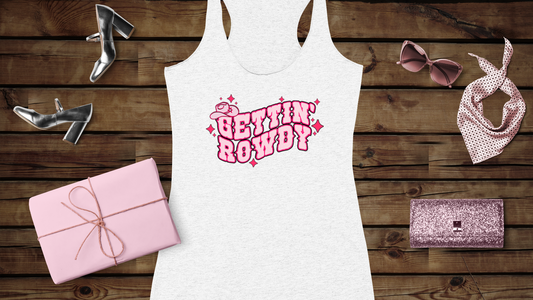 Gettin’ Rowdy - Women's Ideal Racerback Tank