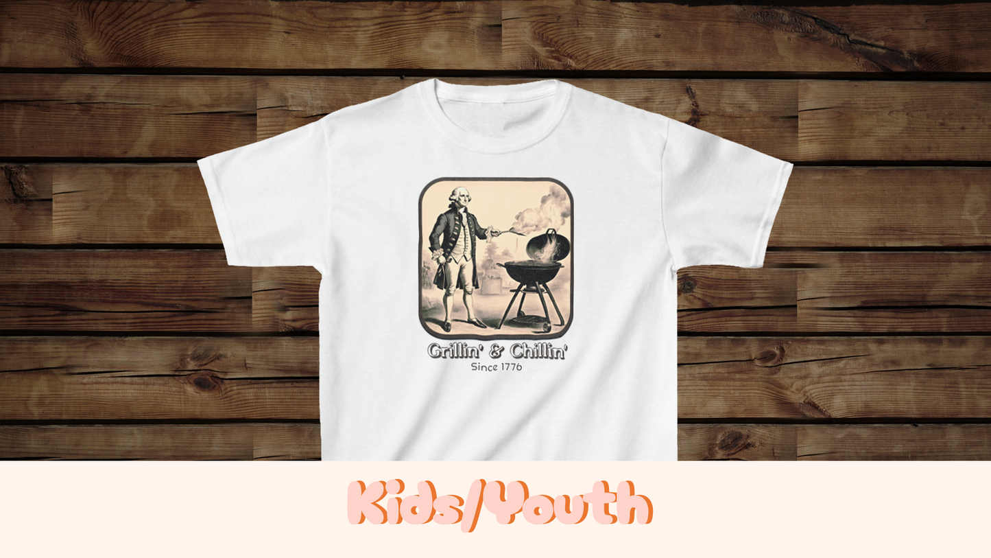 Grillin' & Chillin' - Kids Heavy Cotton™ Tee