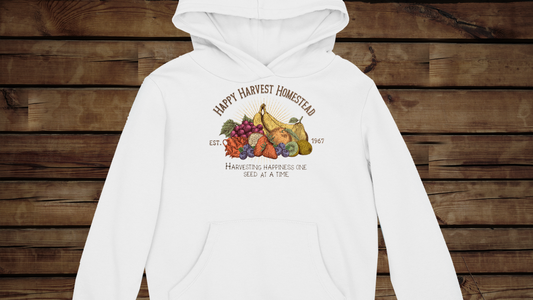 Happy Harvest Homestead, Farmers Market - Unisex Heavy Blend™ Hooded Sweatshirt