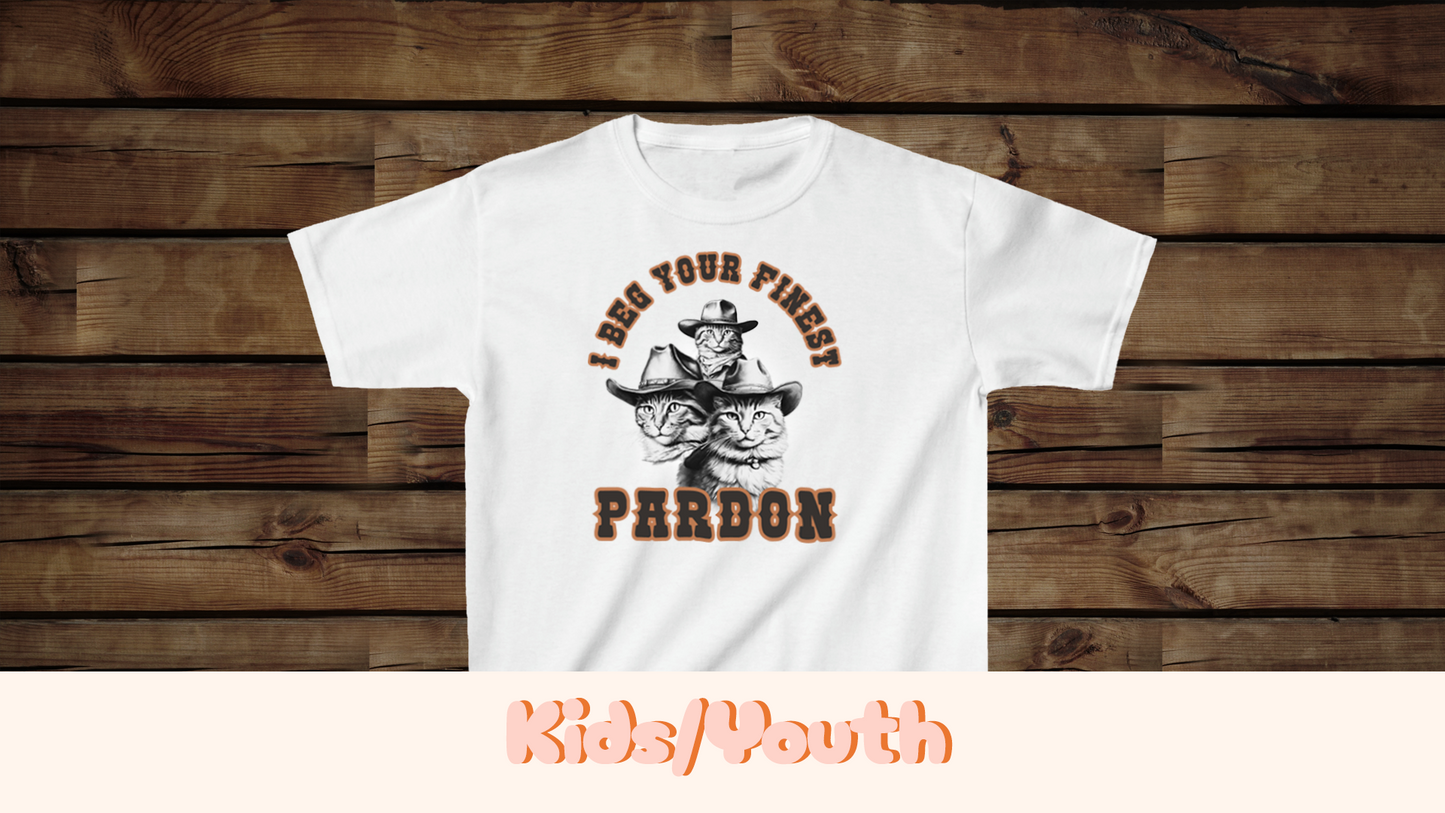 I Beg Your Finest Pardon - Kids Heavy Cotton™ Tee