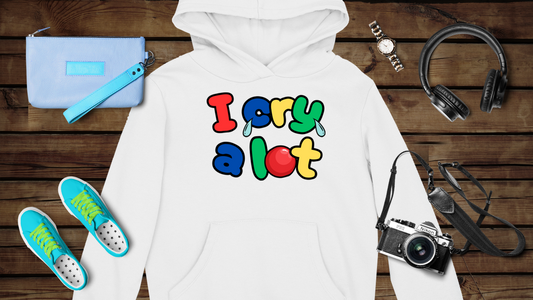 I Cry A Lot - Unisex Heavy Blend™ Hooded Sweatshirt