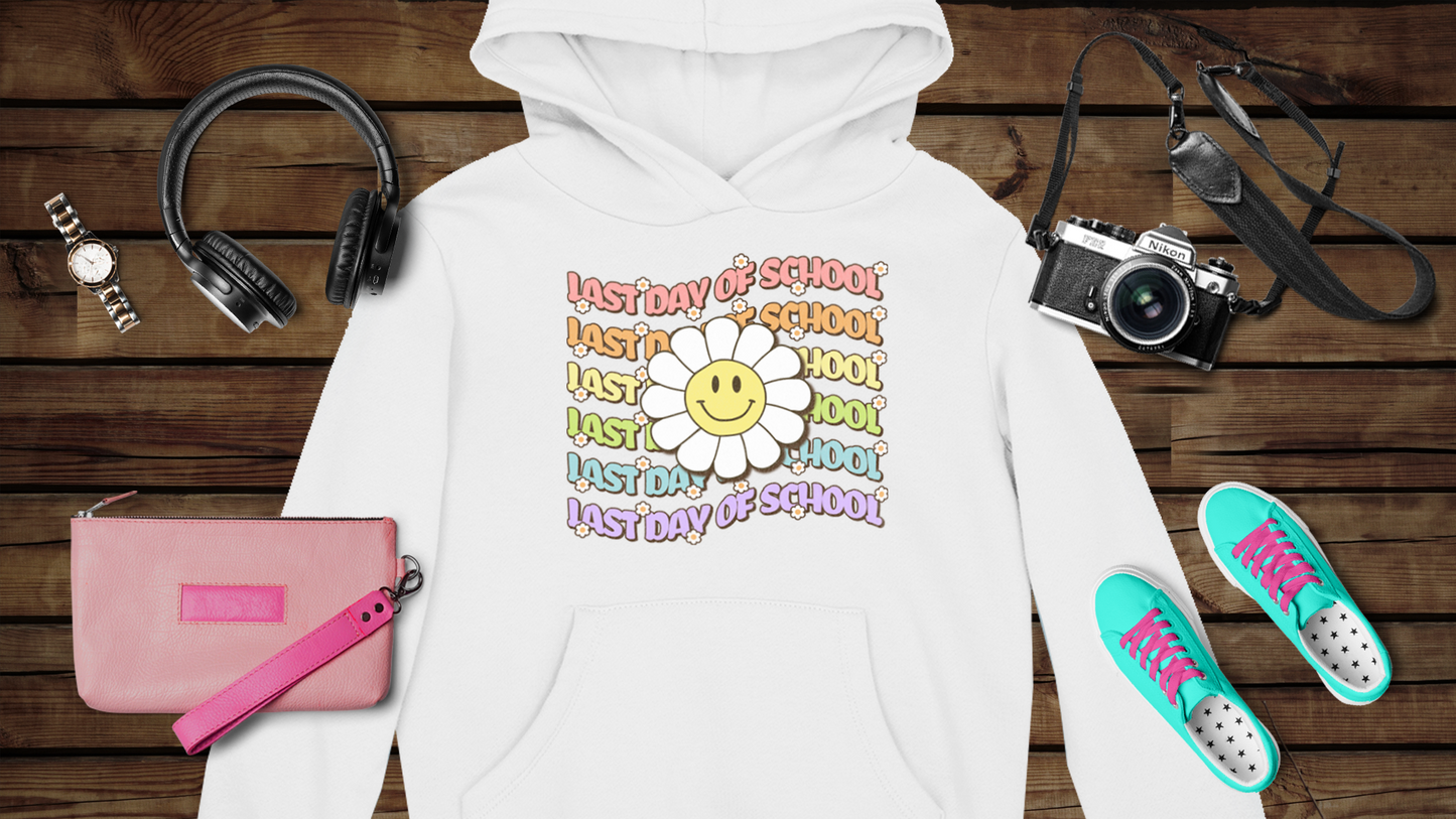 Groovy Last Day of School - Unisex Heavy Blend™ Hooded Sweatshirt