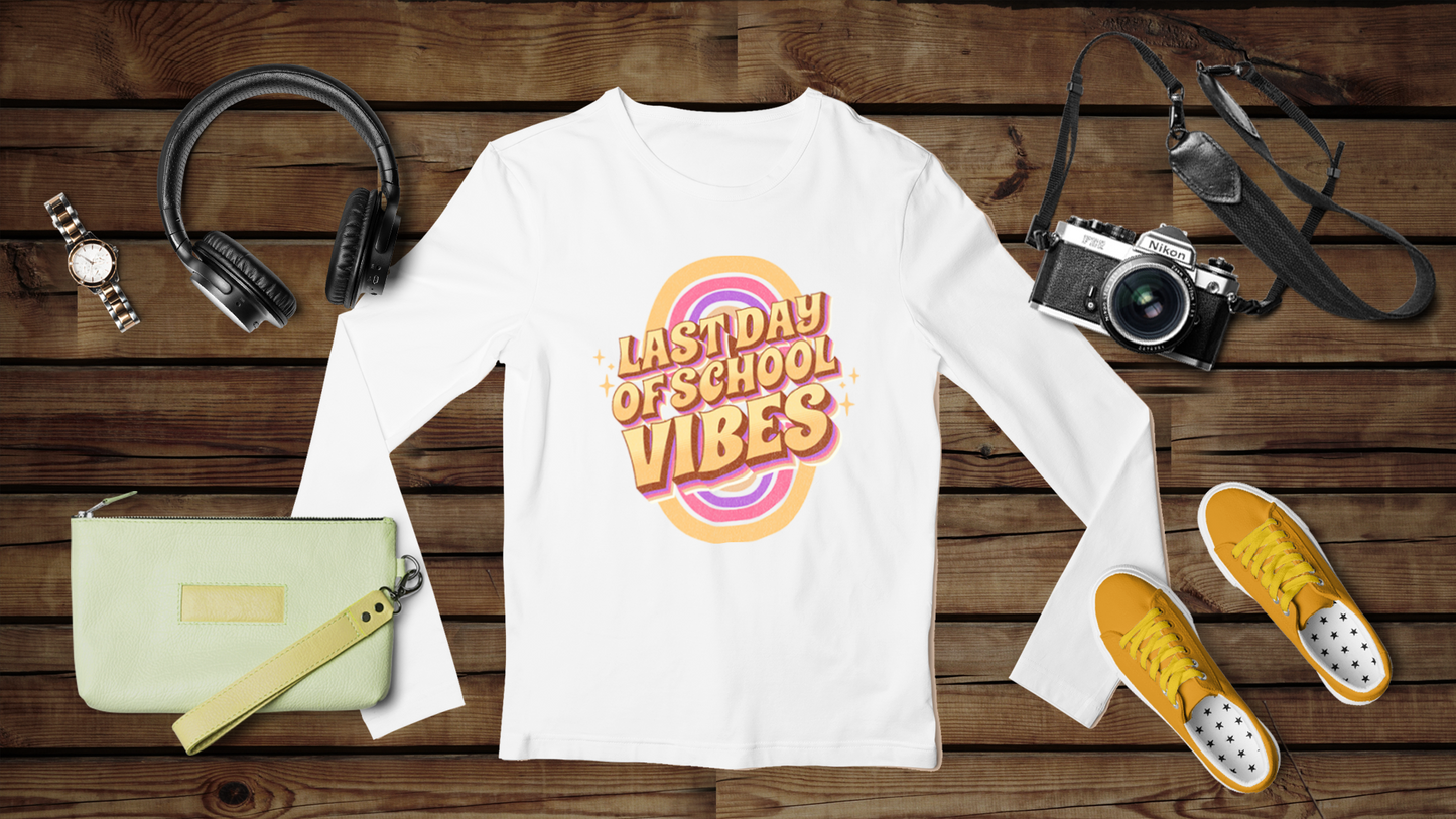 Last Day of School Vibes - Unisex Classic Long Sleeve T-Shirt