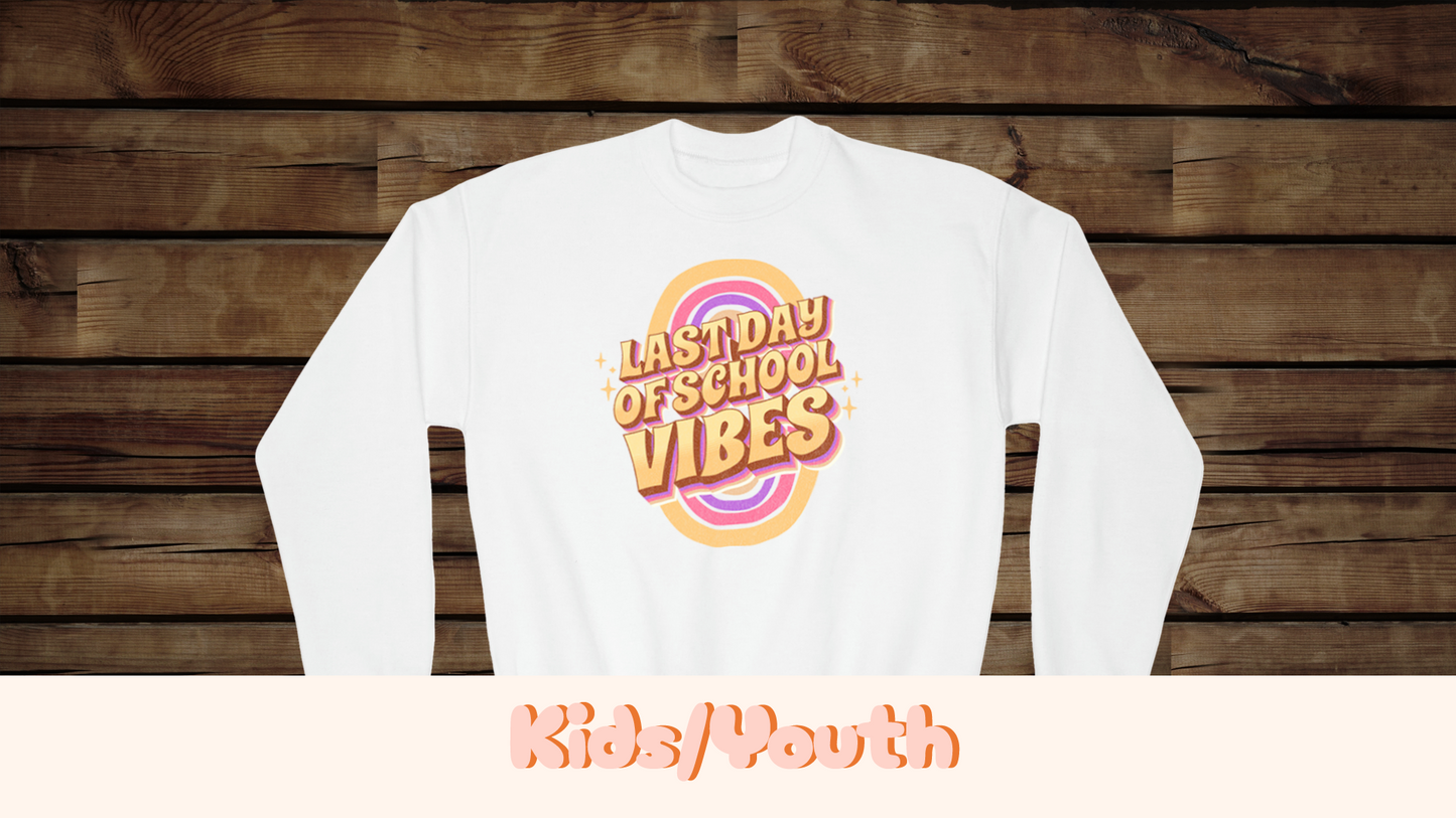 Last Day of School - Youth Crewneck Sweatshirt