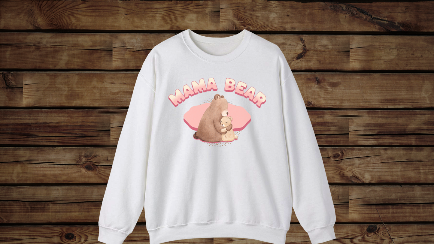 Mama Bear- Unisex Heavy Blend™ Crewneck Sweatshirt