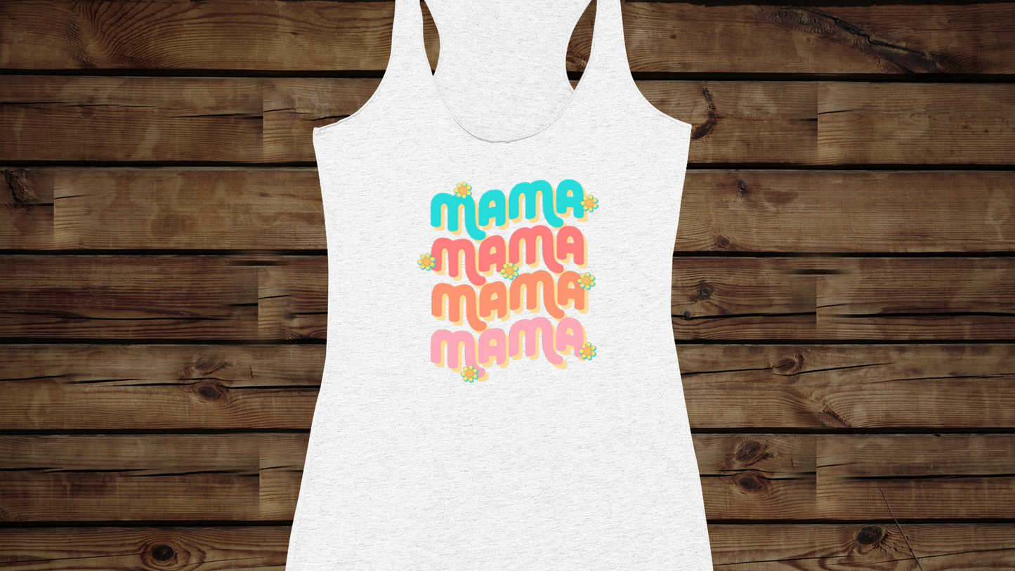 Mama Retro - Women's Ideal Racerback Tank