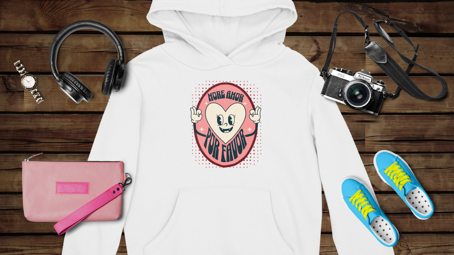 More Amor Por Favor - Unisex Heavy Blend™ Hooded Sweatshirt