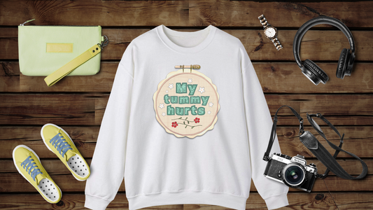 My Tummy Hurts - Unisex Heavy Blend™ Crewneck Sweatshirt