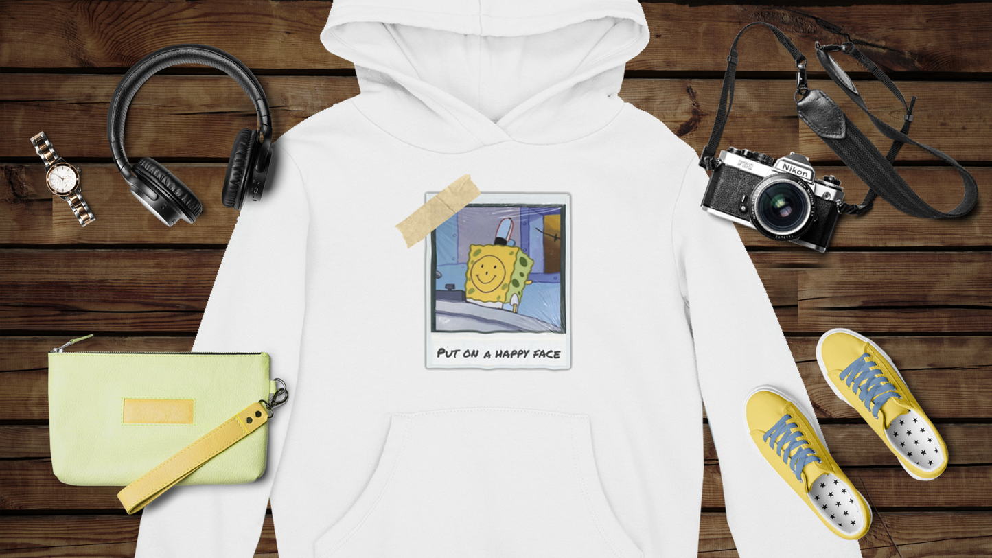 Put on a Happy Face - Unisex Heavy Blend™ Hooded Sweatshirt
