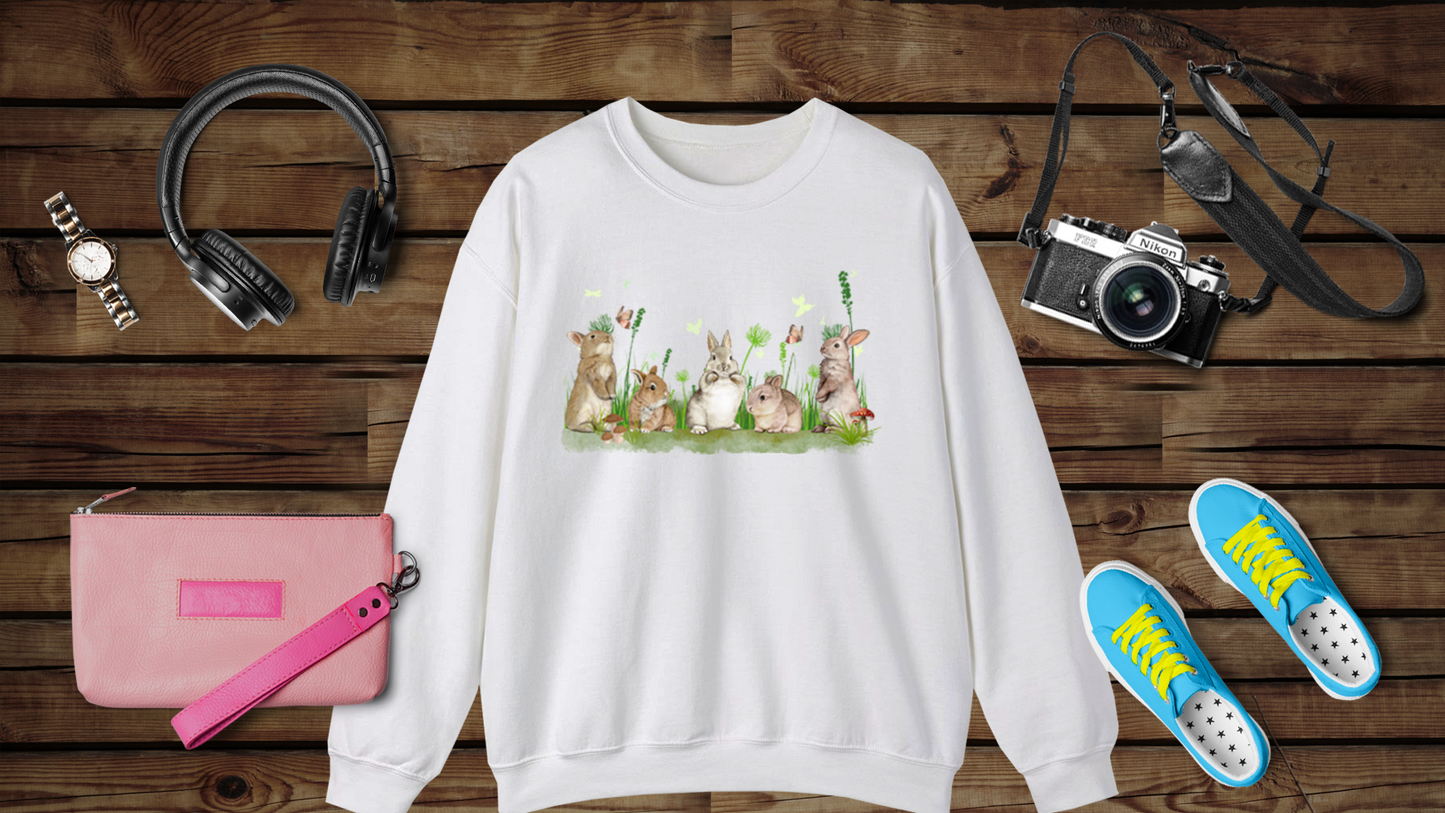 Spring Bunnies - Unisex Heavy Blend™ Crewneck Sweatshirt