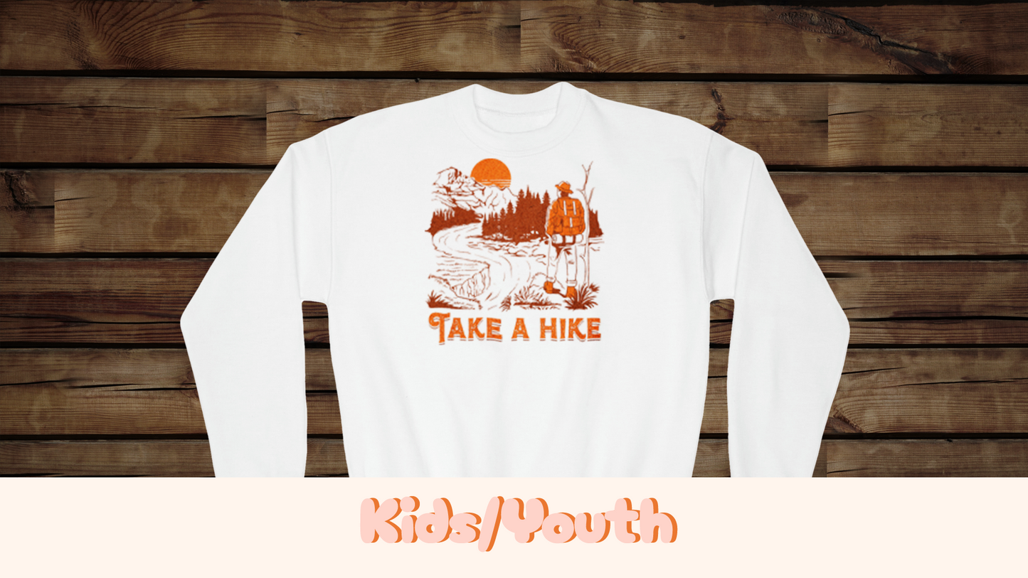 Take A Hike - Youth Crewneck Sweatshirt