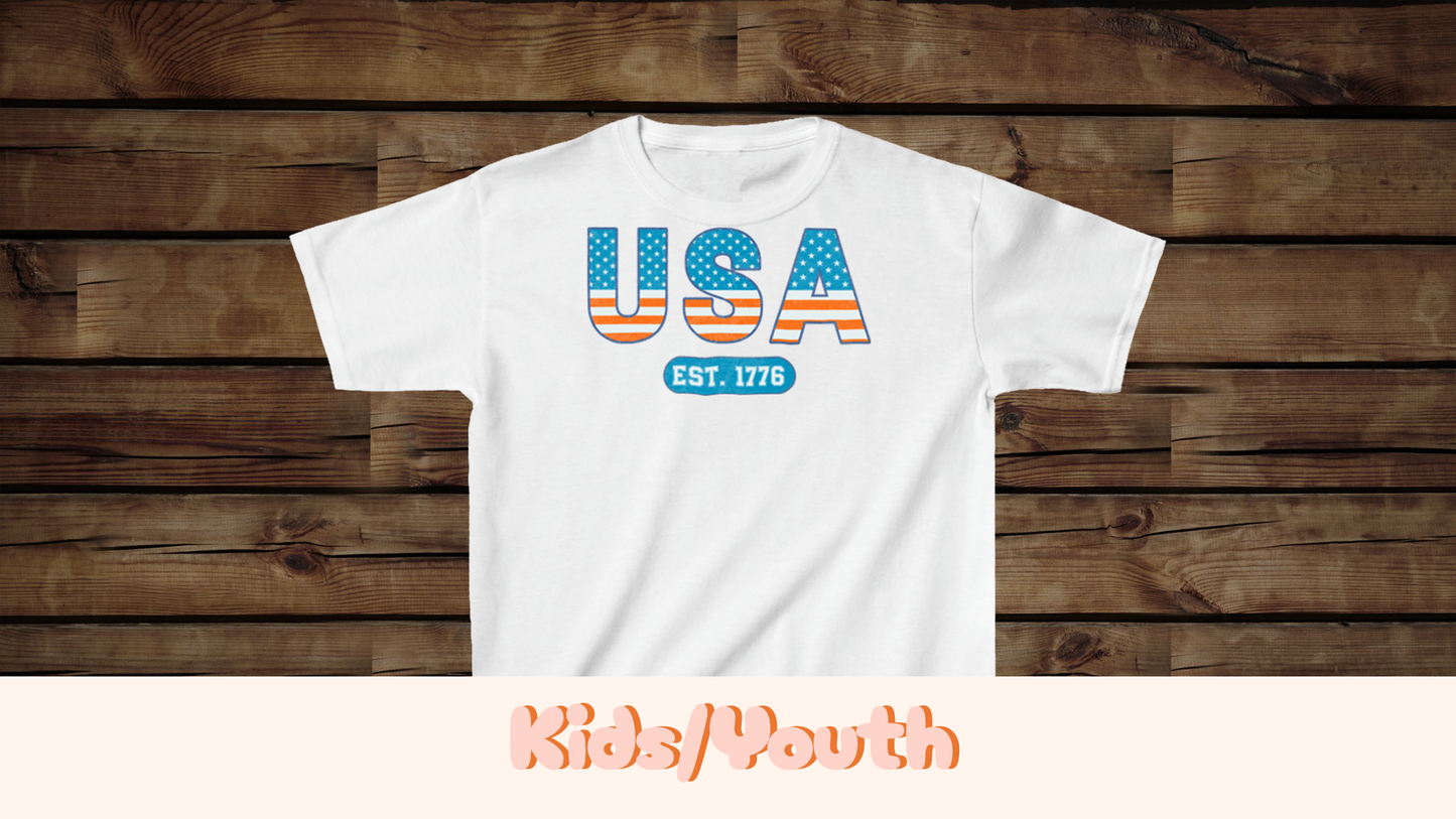 Vintage USA - Kids Heavy Cotton™ Tee