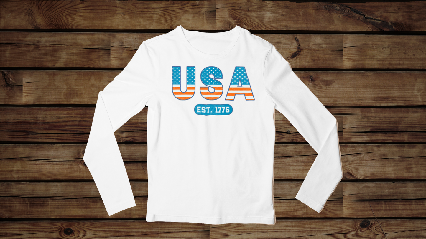 Vintage USA - Unisex Classic Long Sleeve T-Shirt