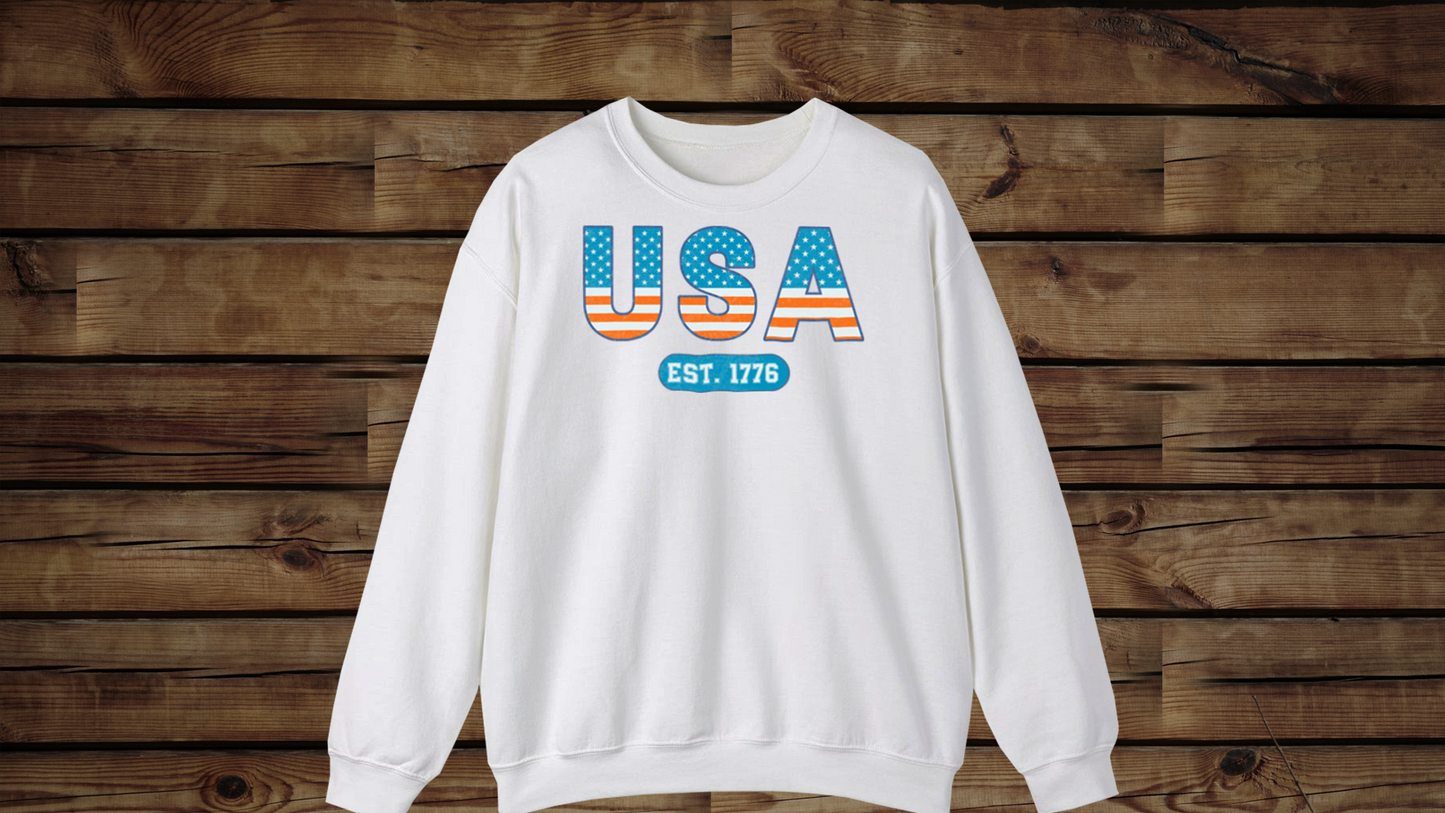 Vintage USA - Unisex Heavy Blend™ Crewneck Sweatshirt