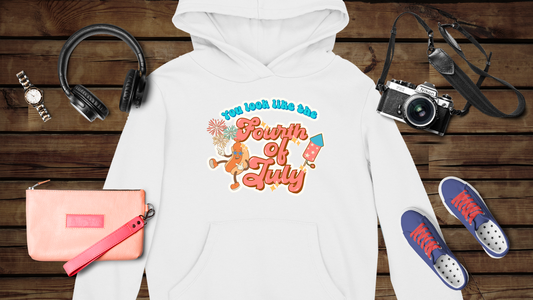 You Look Like the Fourth of July - Unisex Heavy Blend™ Hooded Sweatshirt