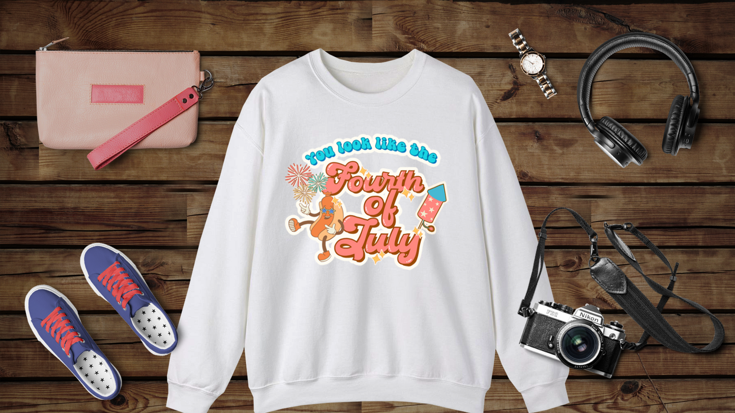 You Look Like the Fourth of July - Unisex Heavy Blend™ Crewneck Sweatshirt