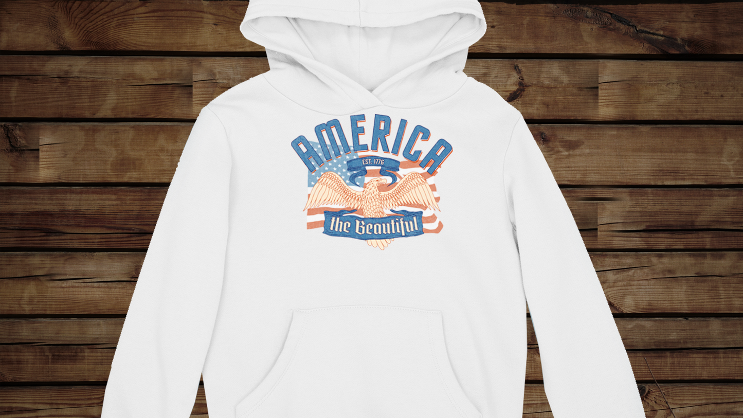 America the Beautiful - Unisex Heavy Blend™ Hooded Sweatshirt