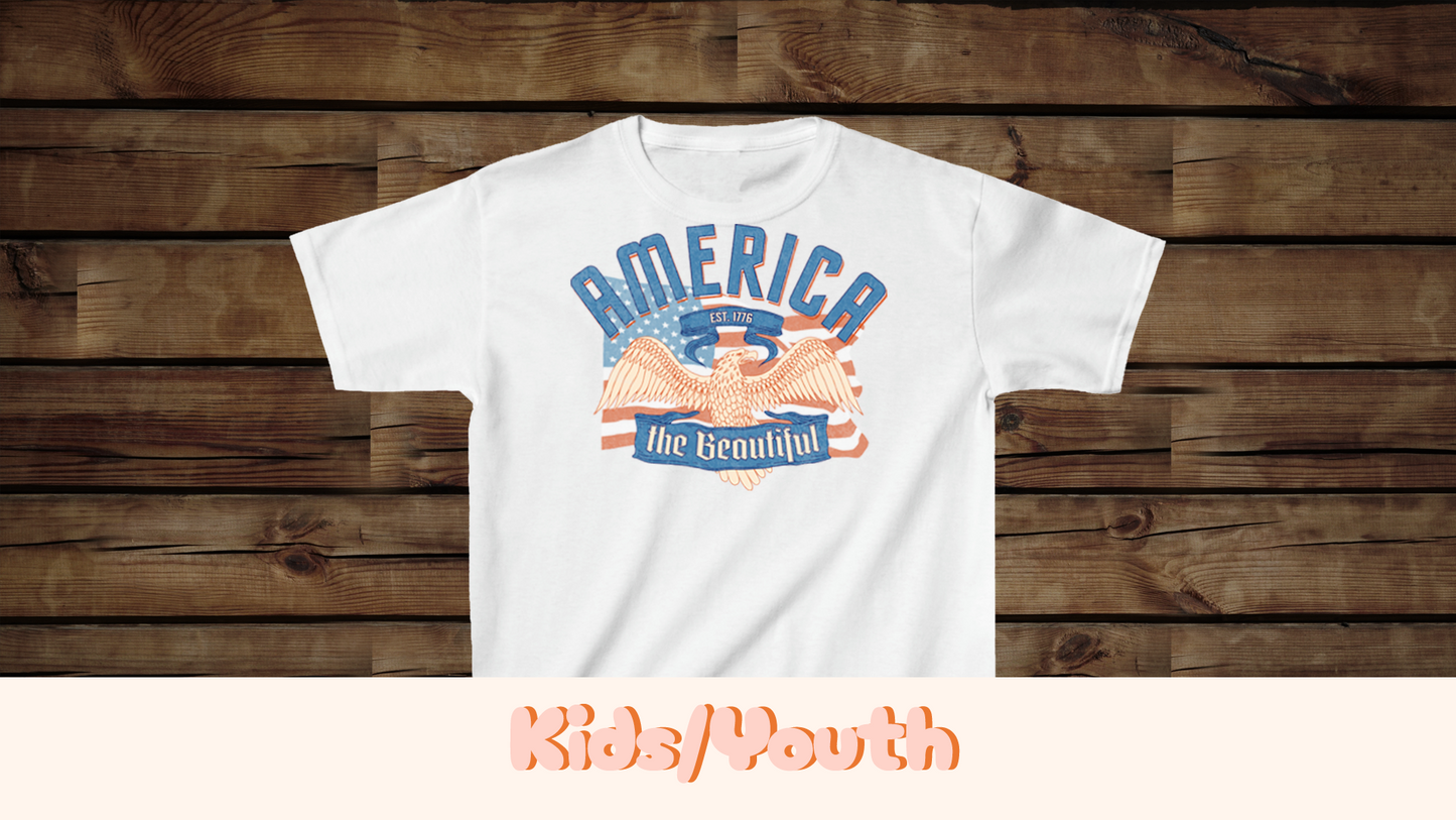 America the Beautiful - Kids Heavy Cotton™ Tee