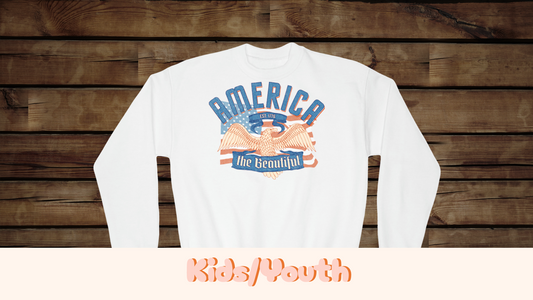 America the Beautiful - Youth Crewneck Sweatshirt