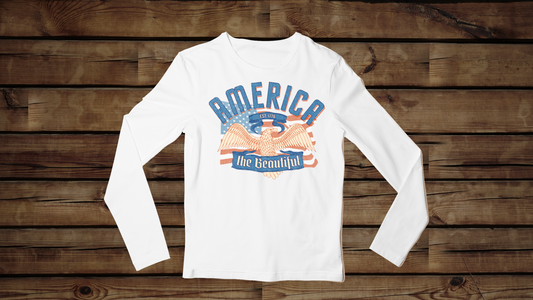 America the Beautiful - Unisex Classic Long Sleeve T-Shirt