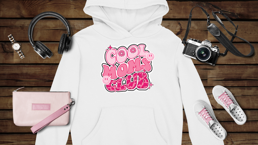 Cool Moms Club Pink - Unisex Heavy Blend™ Hooded Sweatshirt