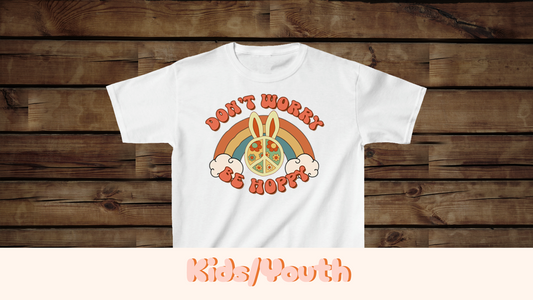 Don't Worry Be Hoppy - Kids Heavy Cotton™ Tee