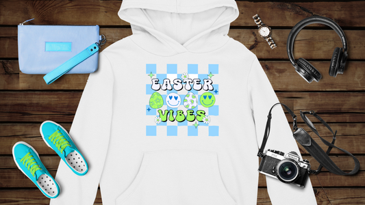 Easter Vibes Blue - Unisex Heavy Blend™ Hooded Sweatshirt