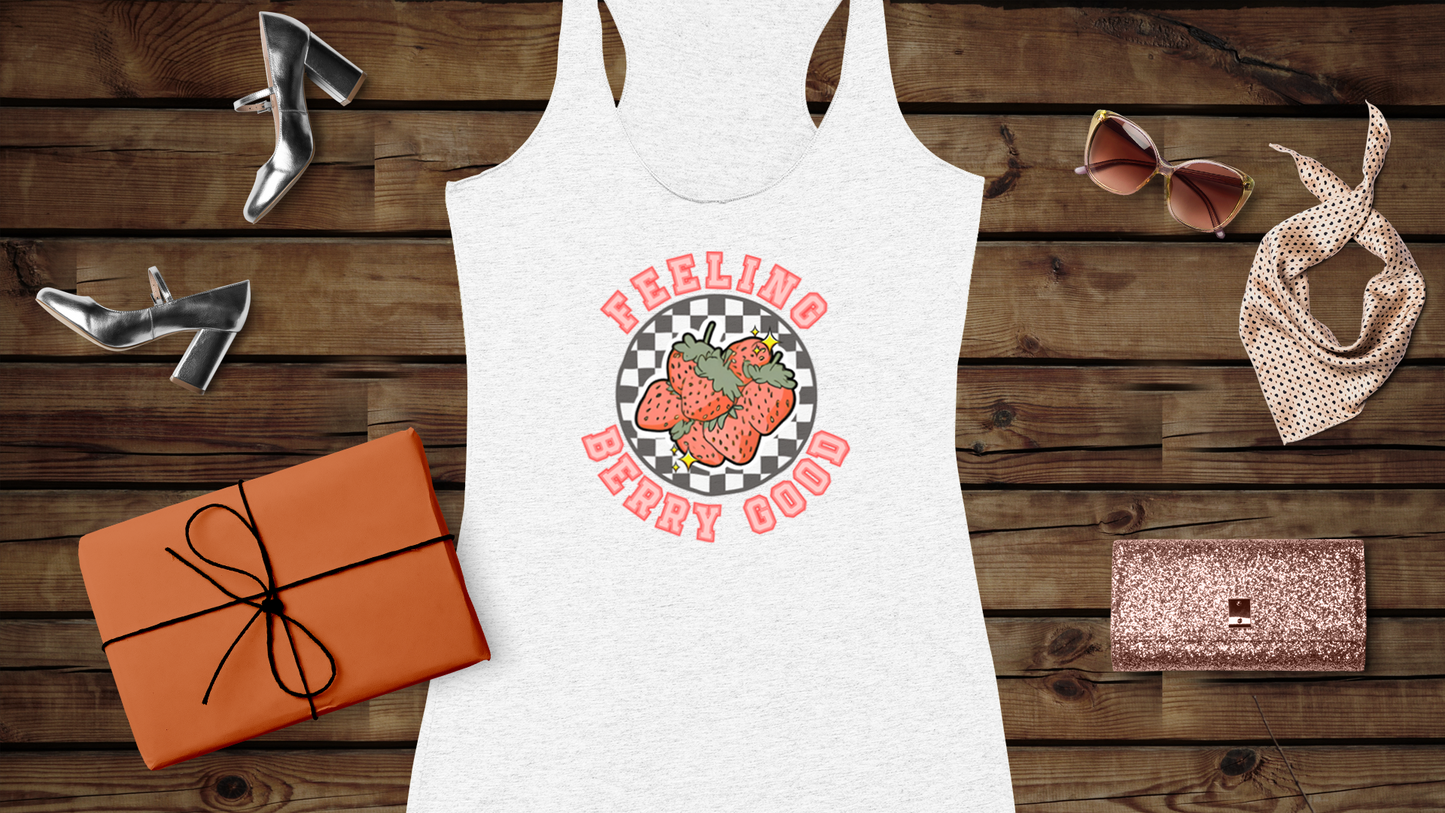 Feeling Berry Good - Women's Ideal Racerback Tank