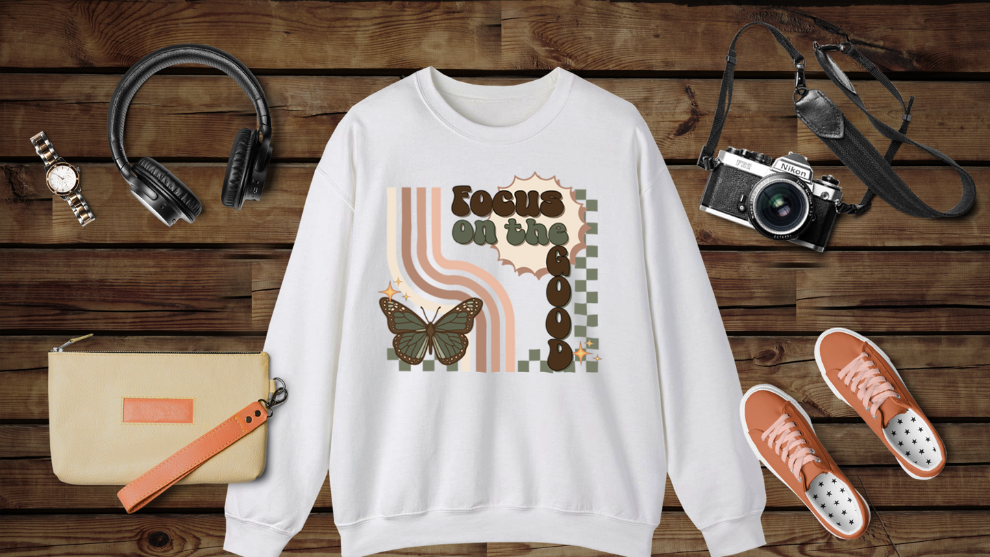 Focus on the Good - Unisex Heavy Blend™ Crewneck Sweatshirt