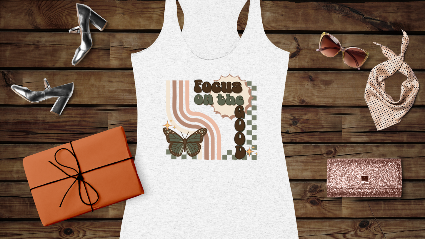 Focus on the Good - Women's Ideal Racerback Tank