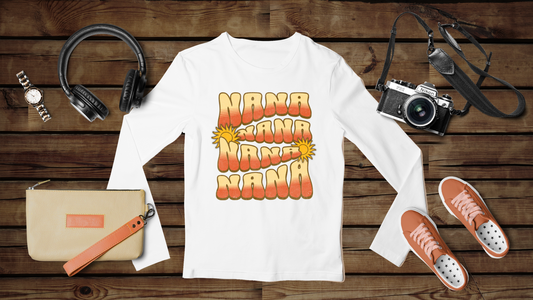 Groovy Nana - Unisex Classic Long Sleeve T-Shirt