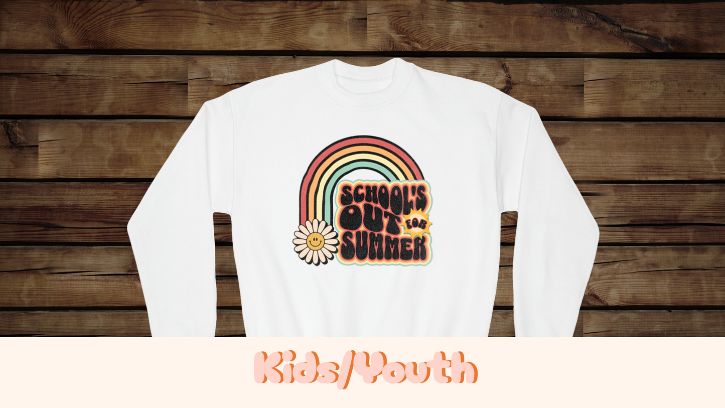 School's out for Summer - Youth Crewneck Sweatshirt