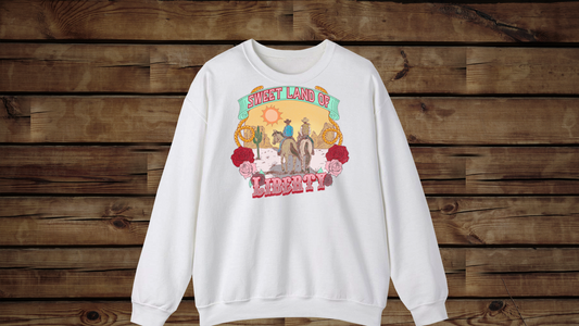 Sweet Land of Liberty - Unisex Heavy Blend™ Crewneck Sweatshirt