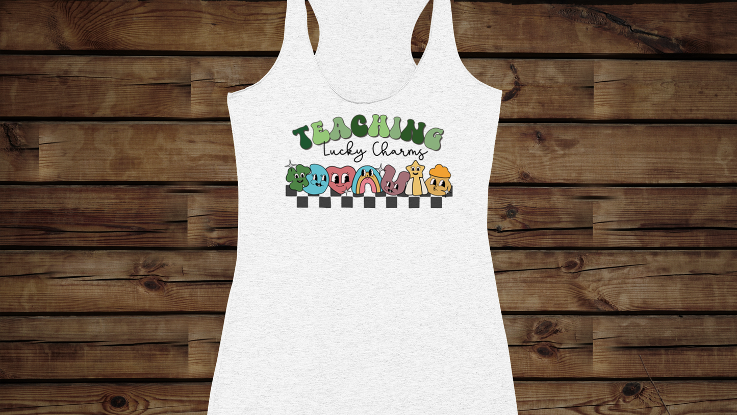 Teaching Lucky Charms - Women's Ideal Racerback Tank