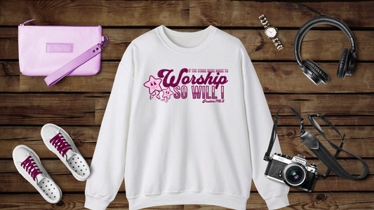 Psalms 148:3 Bible Verse - Unisex Heavy Blend™ Crewneck Sweatshirt